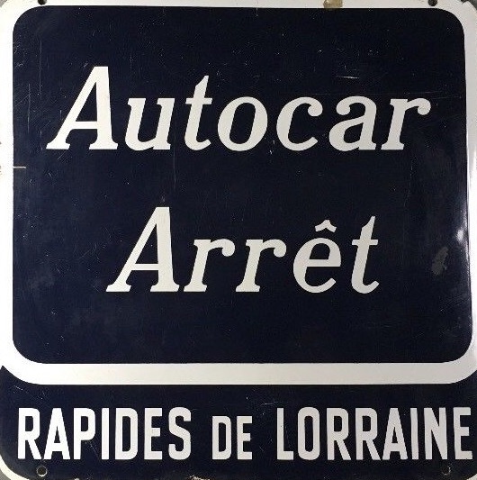 stop sign Rapides de Lorraine