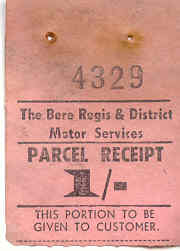 parcel ticket
