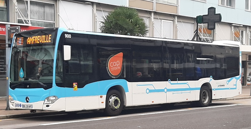 bus Cap Cotentin ligne 4 urbaine Cherbourg septembre 2021
