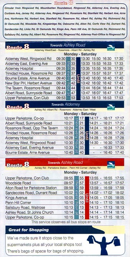 new 2010 timetable