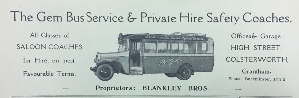 Gem Bus Service letterhead