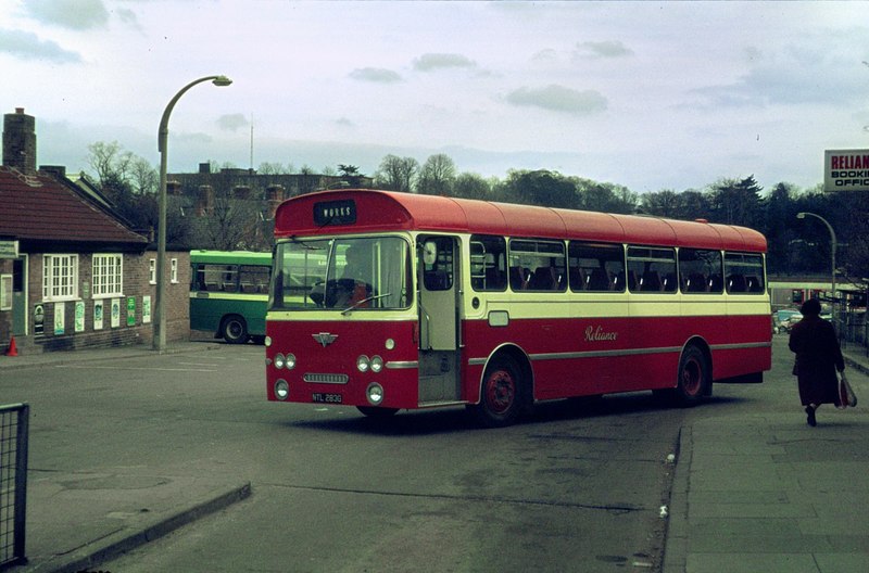 Grantham old bus station in 1979
