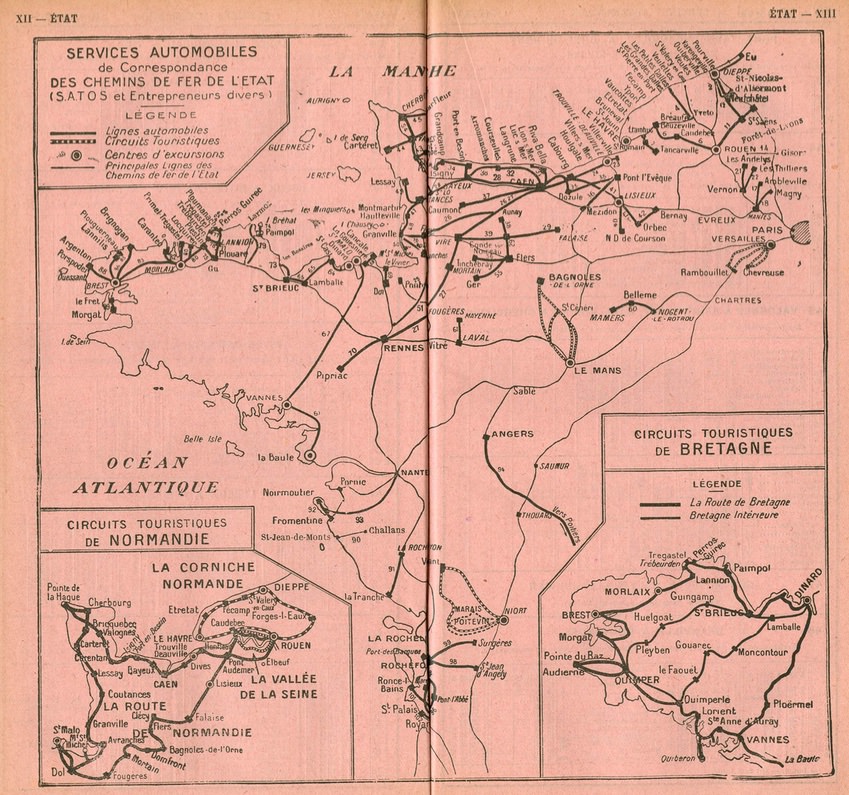 1933 SATOS map