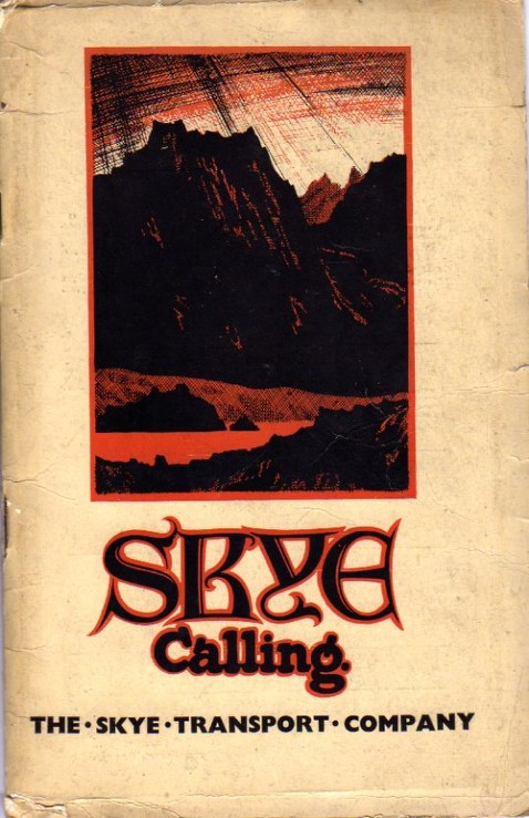 cover of 1939 Skye Transport guidebook