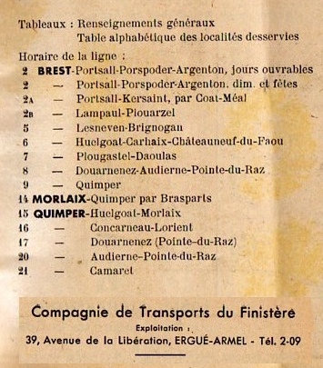 CTF routes 1949