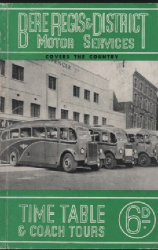 cover of  1952 timetable book