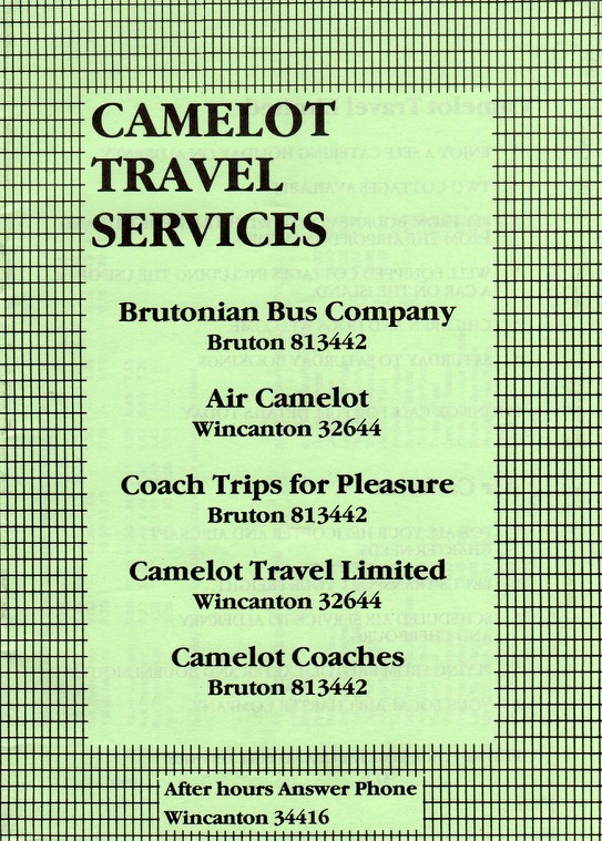 bus timetable cover