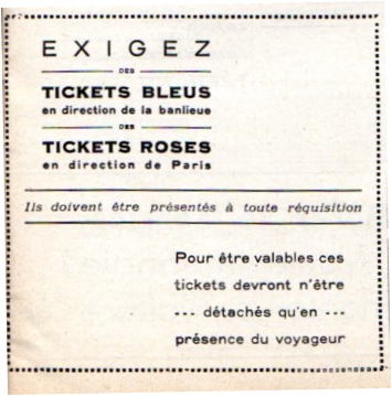 billets bleus et roses
