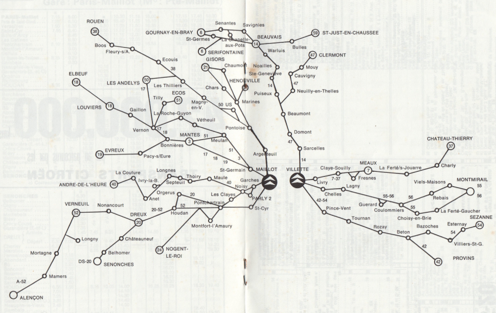 paris map 1971