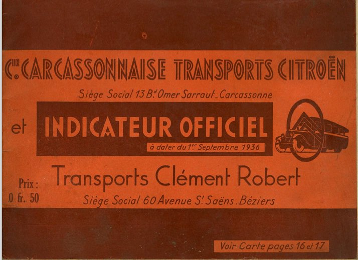 cover of 1936 timetable
