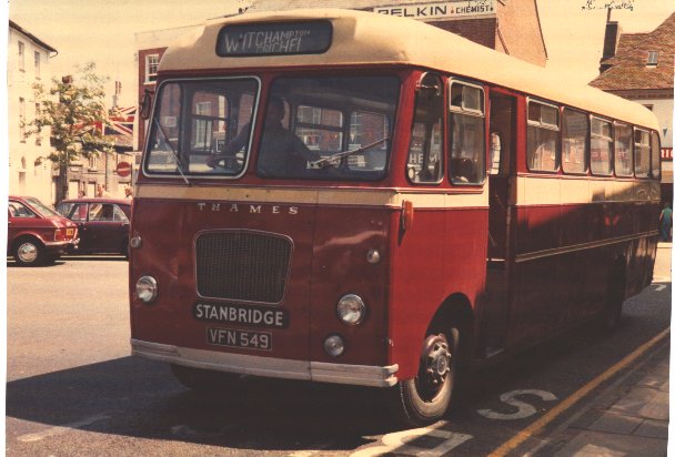 vfn549 in Wimborne Square 1977