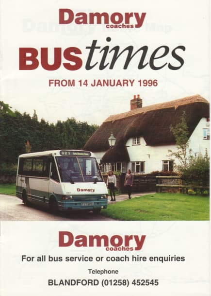 Damory 1996 timetable