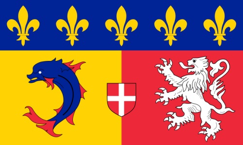 flag of Rhone-Alpes