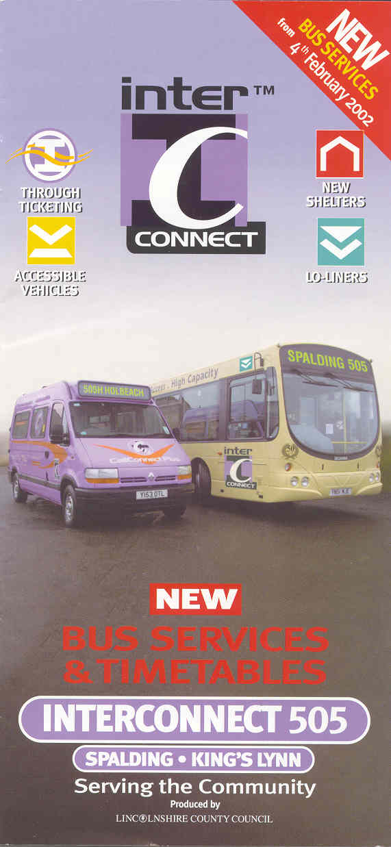 interconnect 2002 timetable route 505