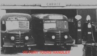 Victory Tours garage Handley