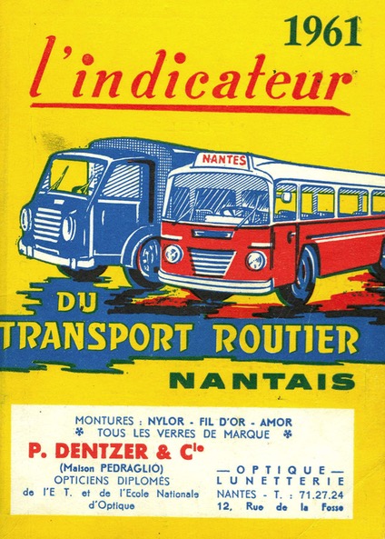 cover of 1961 Indicateur Nantais