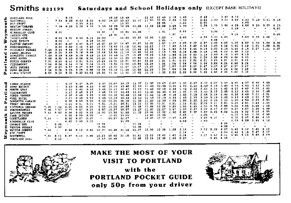 1988 timetable